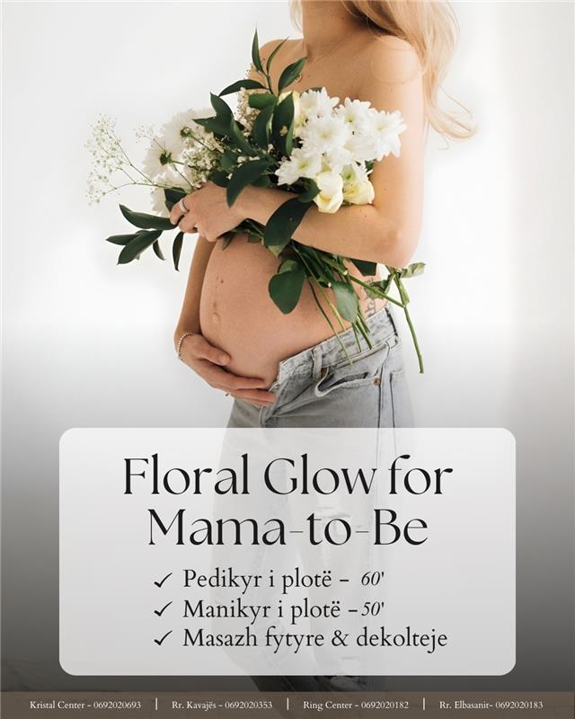 Floral Glow for Mama-to-Be